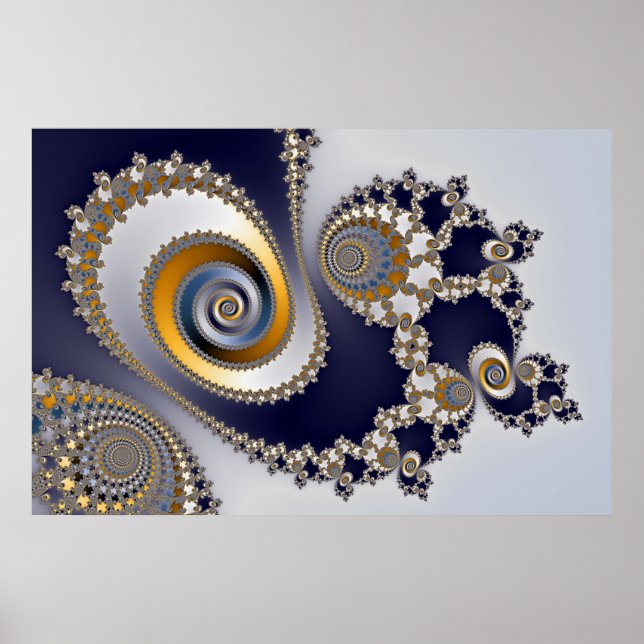 Eyes in the Sky - Fractal Poster (Front)