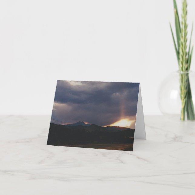 Eyes in the Sky Greeting Card (Front)
