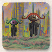 Eyes leaving the city on foot