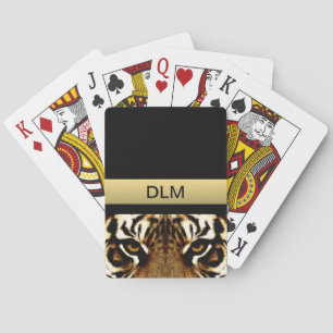 Eyes of a Tiger Playing Cards