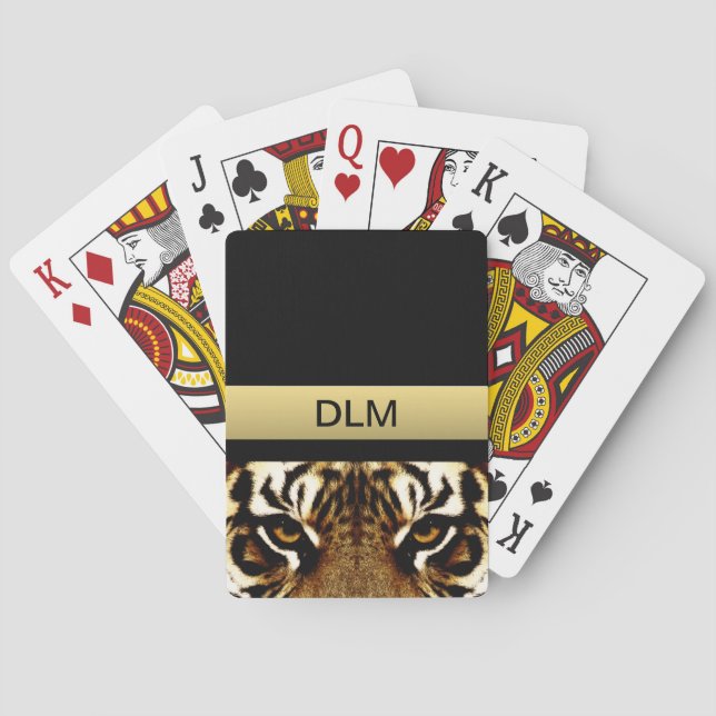 Eyes of a Tiger Playing Cards (Back)