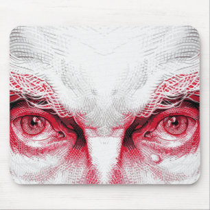 Eyes of Ancient Evil – Red Warning Mouse Pad