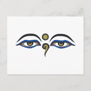 Eyes Of Buddha Postcard