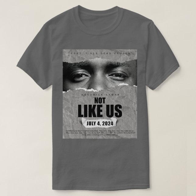 Eyes of Kendrick Lamar Hiphop Music T-Shirt (Design Front)