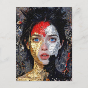 Eyes Of The Ember – “Embers Portrait” Holiday Postcard
