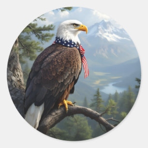 Eyes Of The Sky -  Classic Round Sticker
