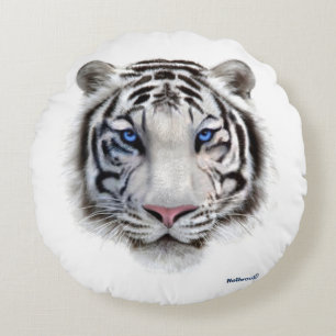 Eyes of the Tiger Round Cushion