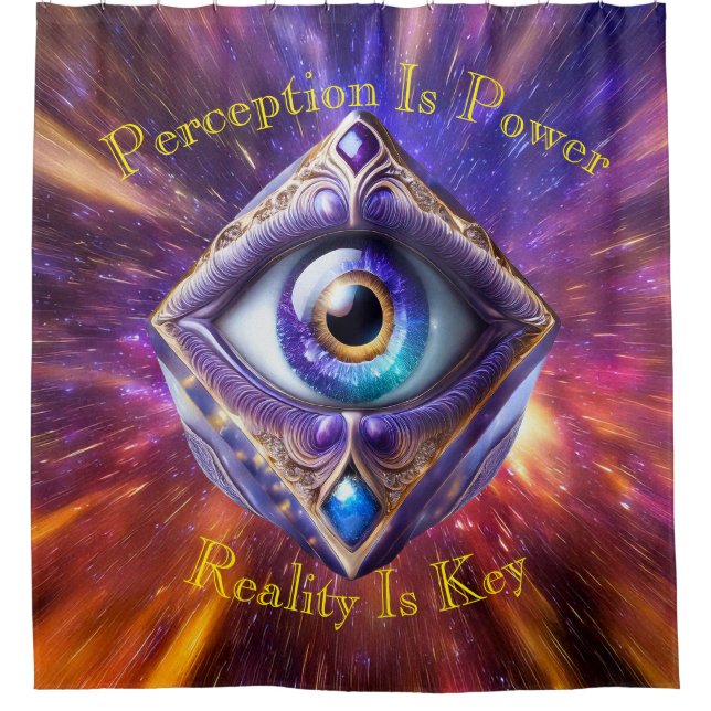 Eyes of the universe 08a shower curtain (Front)