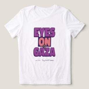 Eyes On Gaza They Are Not Numbers Gaza Genocide  Tri-Blend Shirt