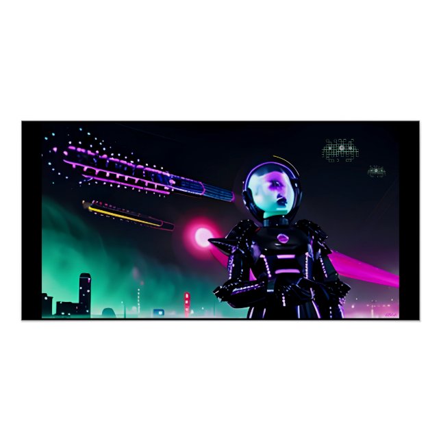 Eyes on the Night Skies Poster (Front)