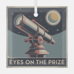 Eyes On The Prize Glass Tree Decoration