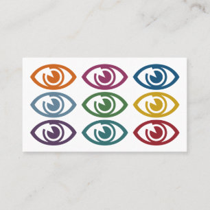 Eyes Optometrist Business Cards
