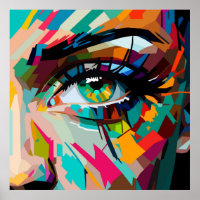 Eyes Pop art 