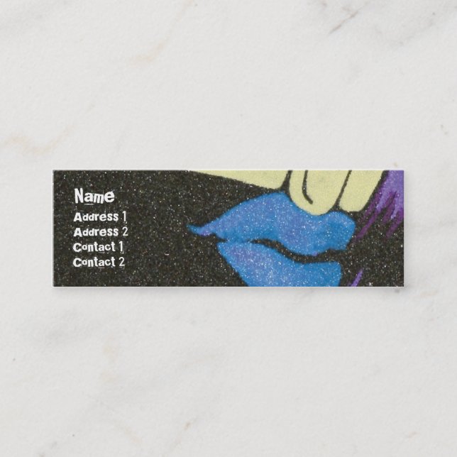 Eyes - Skinny Mini Business Card (Front)
