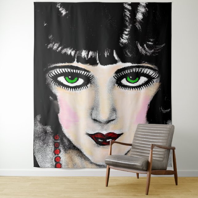 eyes that charm tapestry (In Situ)