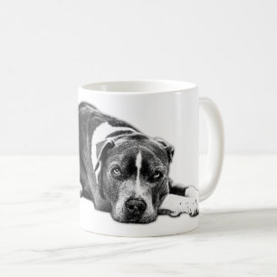 Eyes That Speak Loyalty Pitbull Mix Mug