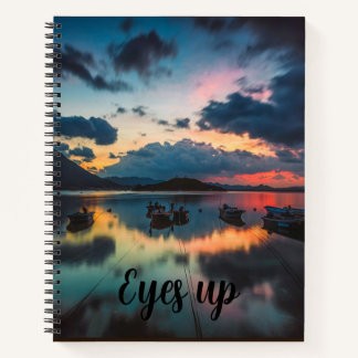Eyes up notebook
