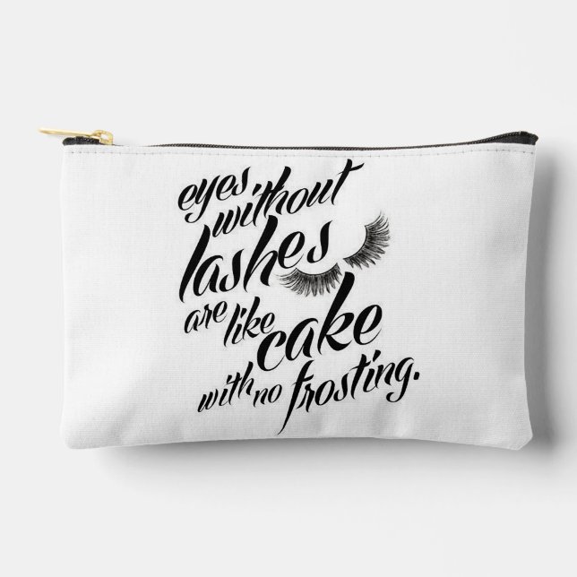 Eyes without lashes accessory pouch (Front)