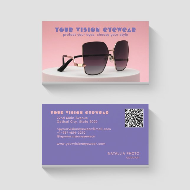 Eyewear Specialist, Optician Business Card (Creator Uploaded)