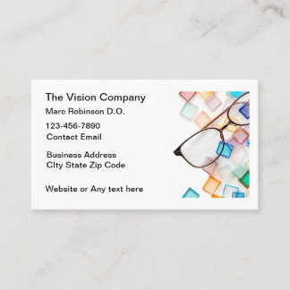 Eyewear Vision Card Eye Doctor