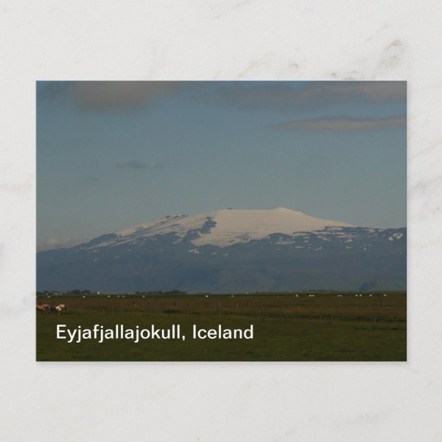Eyjafjallajokull Iceland Postcard (Front)