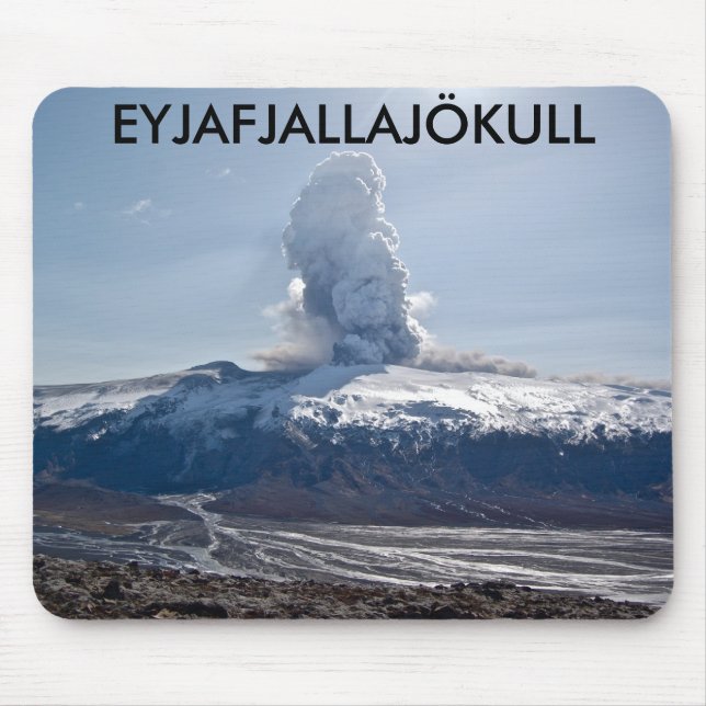 Eyjafjallajokull mousepad (Front)