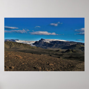 Eyjafjallajökull Volcano Poster