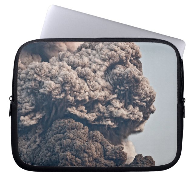 Eyjafjalljokull Volcanic Eruption Laptop Sleeve (Front)
