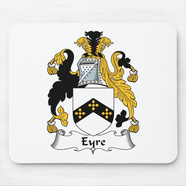 Eyre Family Crest Mouse Pad (Front)