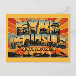 Eyre Peninsula South Australia Seafood Frontier Postcard