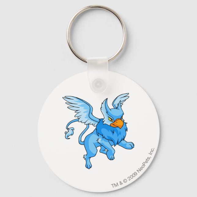 Eyrie Blue Key Ring (Front)