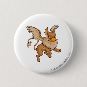 Eyrie Brown 6 Cm Round Badge