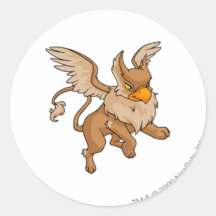 Eyrie Brown Classic Round Sticker