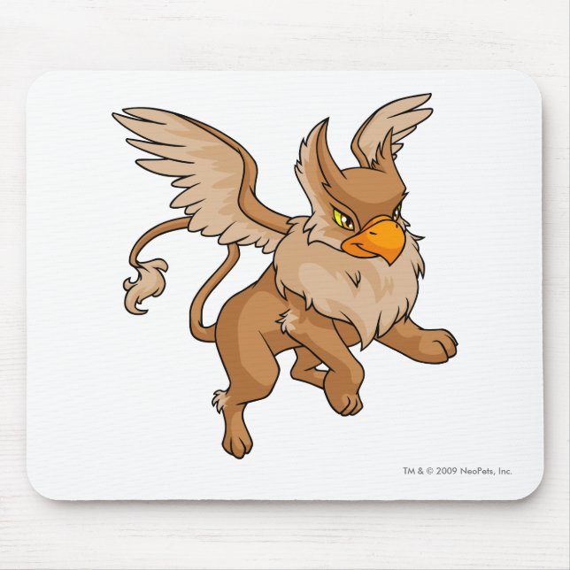 Eyrie Brown Mouse Pad (Front)
