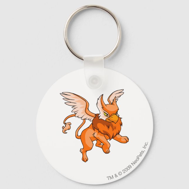 Eyrie Orange Key Ring (Front)