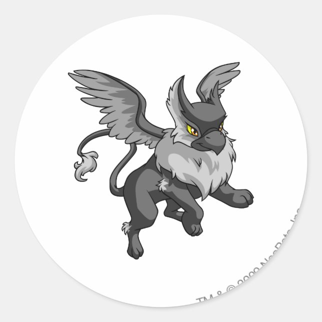 Eyrie Shadow Classic Round Sticker (Front)