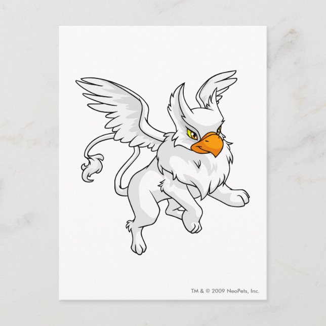 Eyrie White Postcard (Front)