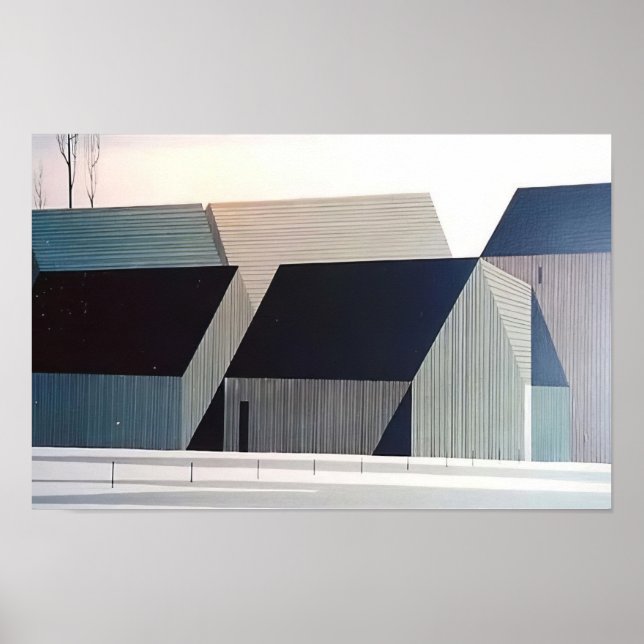 Eyvind Earle -  Barns - 1966; United States Poster (Front)