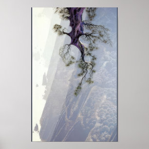 Eyvind Earle - Mountain Rise - Magic Realism Poster