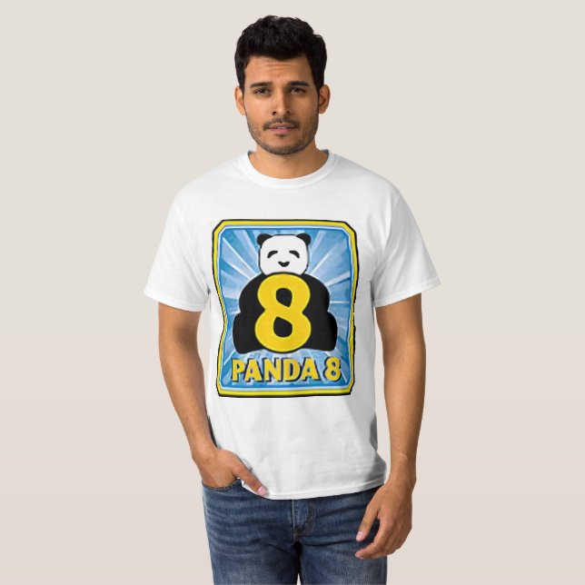 ez Baccarat panda 8 T-Shirt (Front Full)