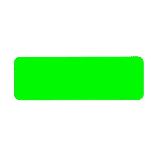 EZ-C Bright Green Inkjet Labels (Front)
