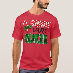Ezd6 Candy Cane Cutie Christmas Pajama Merry Xmas T-Shirt