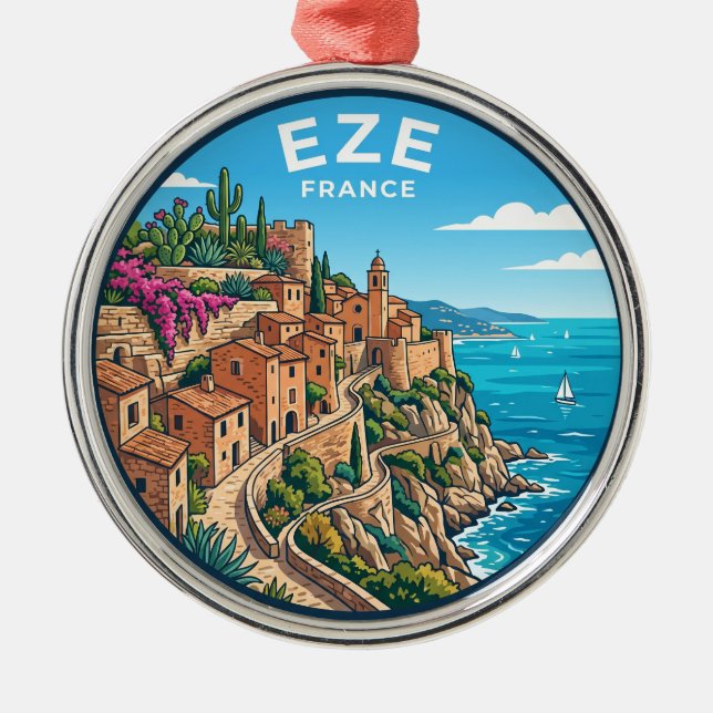 Eze France Metal Tree Decoration (Front)