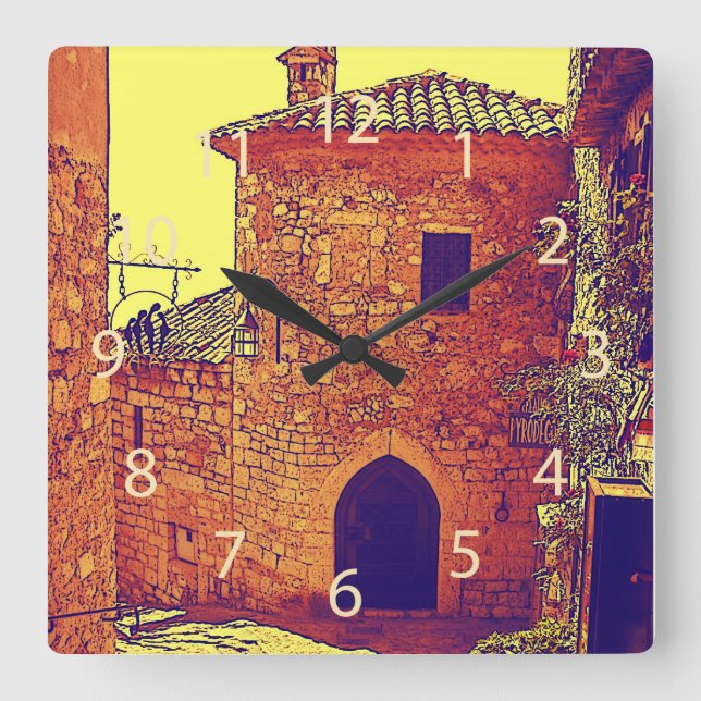 Eze, Provence kitchen clock (Front)