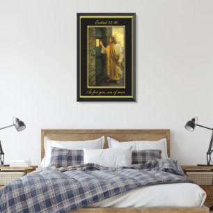 Ezekiel 33:30 As for you, son of man. Canvas Print