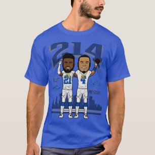 Ezekiel Elliott Dak Prescott Dallas Chain TShirt 2