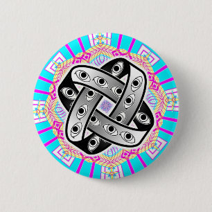 Ezekiel Wheel Impossible UFO 6 Cm Round Badge