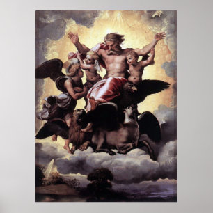 Ezekiel's Vision - Raphael - c1518 Poster
