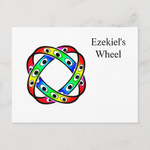 Ezekiel's wheel (you may change the words) postcard