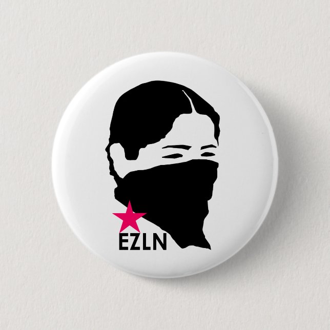EZLN 6 CM ROUND BADGE (Front)